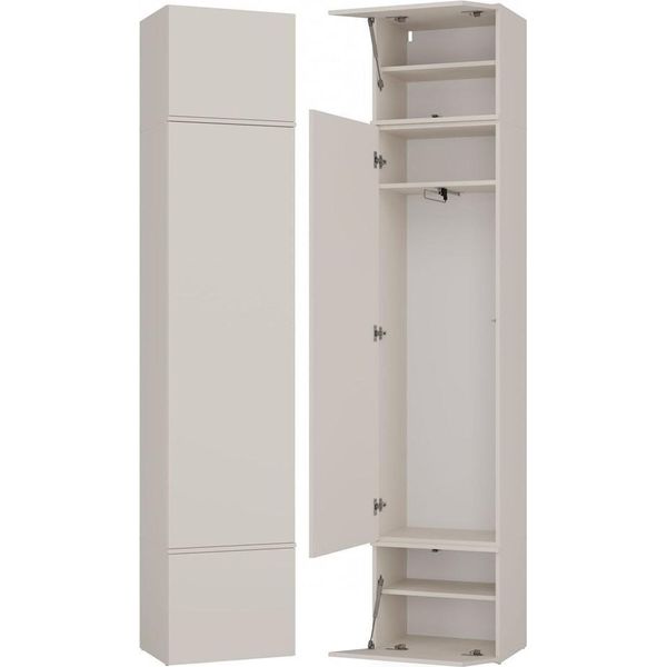 Armadio Haga 1SZ Con Sistema TIP-ON – Funzionale Ed Elegante | Colore: Cashmere-image
