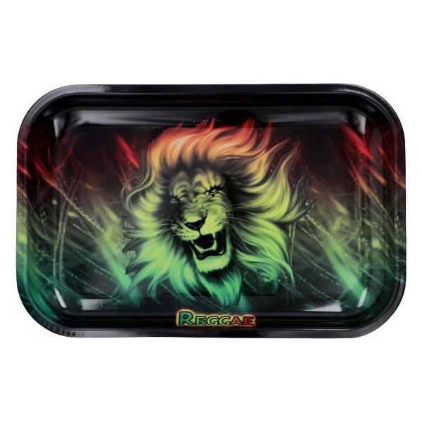Vassoio Metallico Per Essiccare Tabacco Ed Erbe Aromatiche Lew Reggae 27X16 Cm-image