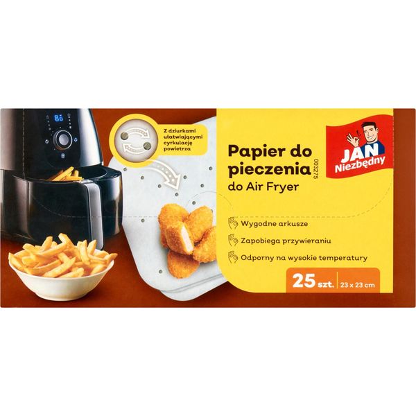 Jan NiezbęDny Carta Da Forno Airfryer 23X23 Cm 25 Pezzi.-image