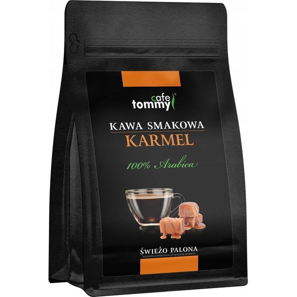 Tommy Cafe Chicchi Di Caffè Caramellato, Appena Tostati, 250 G, 100% Arabica-image