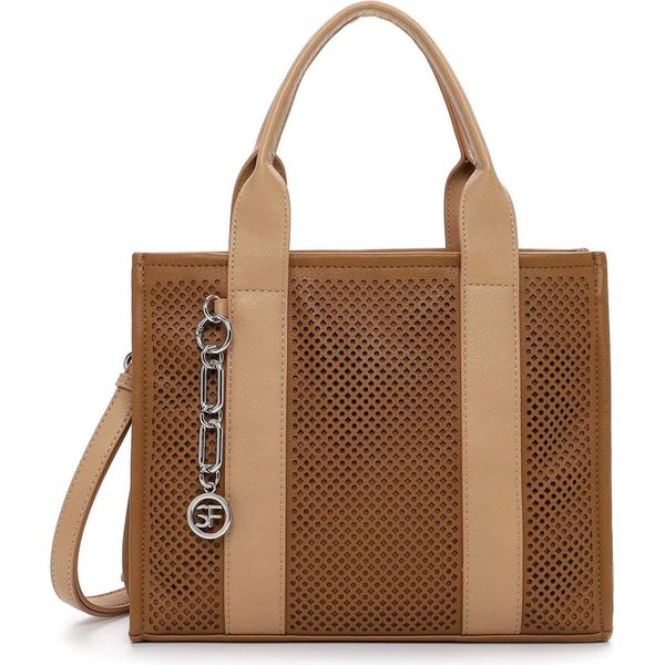 Suri Frey Borsa Shopper Borsa A Tracolla Sfy Bailey Sc Cityshopper Sahara Marrone Chiaro-image