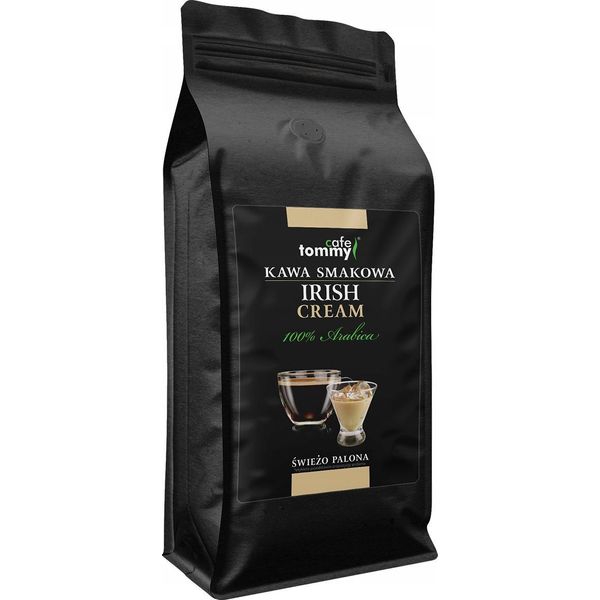 Chicchi Di Caffè Aromatizzati Alla Crema Irlandese 1 Kg 100% Arabica Tostati Freschi-image