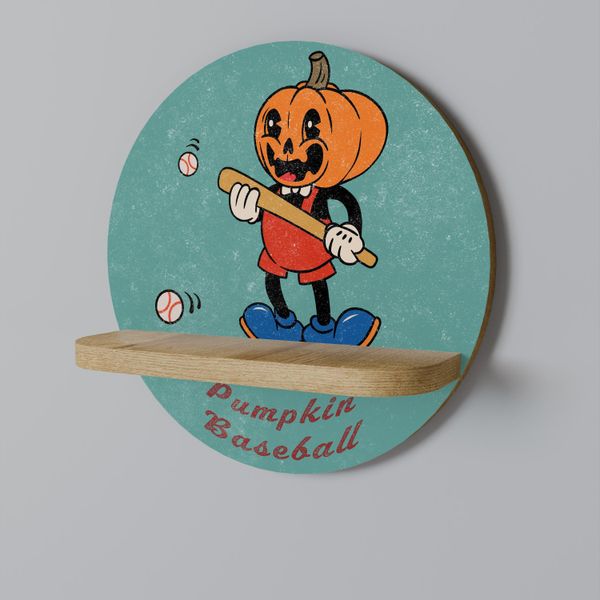 Pumpkin Baseball Scaffale Rotondo-image