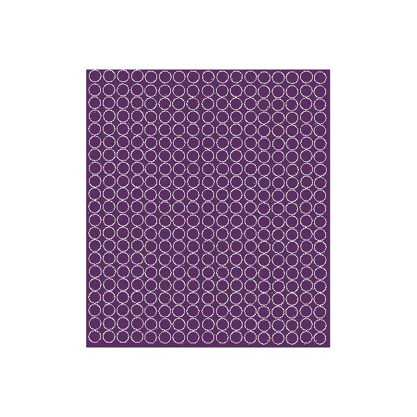 Adesivi Rotondi, Diametro 1 Cm, A Pois, 357 Pezzi, Viola Opaco-image