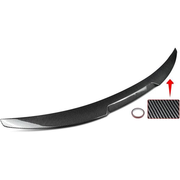 Spoiler Posteriore, Stile M4, Facile Installazione, Carbon Look-image