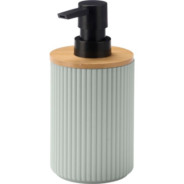 Berilo | Dispenser Per Sapone - 16,5 Cm - Menta - A Strisce - Pratica Pompa - Dosaggio Di Sapone O Liquidi-image