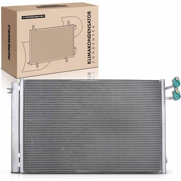 Frankberg 1X Condensatore Aria Condizionata Per Bmw Serie 1 E81 E87 Serie 3 E90 E91 E84 E89 2.0L 3.0L-image