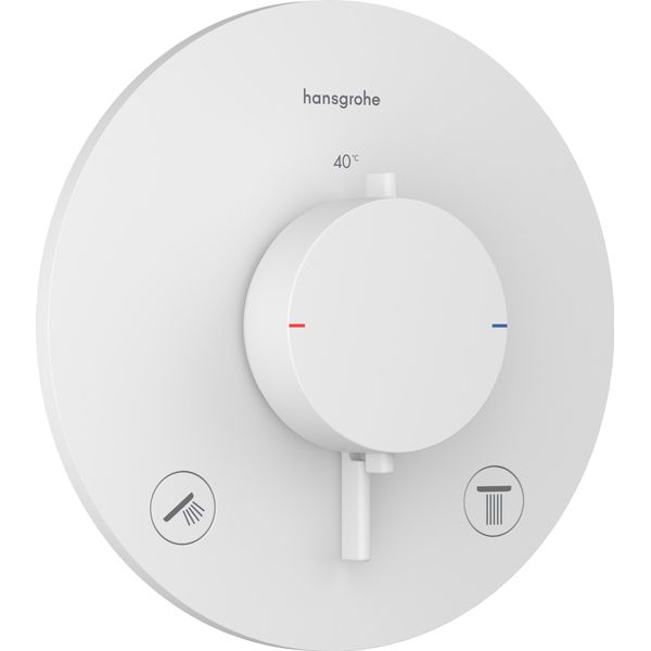Hansgrohe Ecostat Comfort S Thermostat Encastré Pour 2 Consommateurs, 33715700, 33715700-image