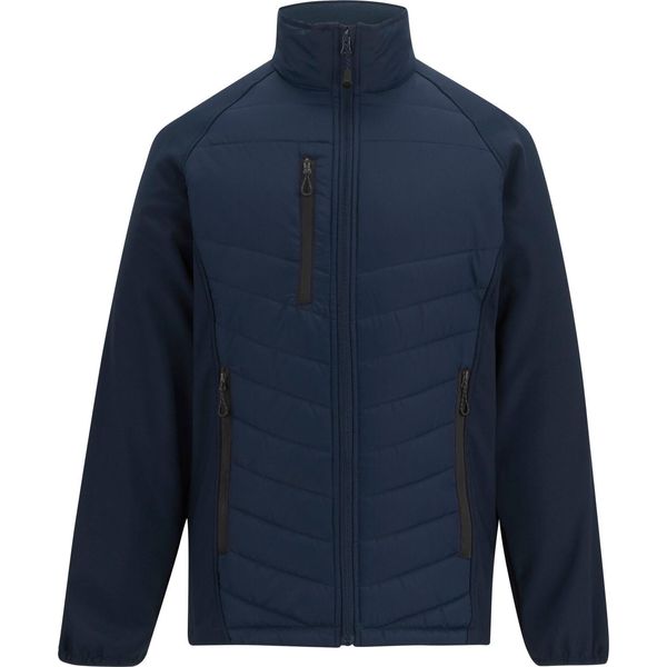 Regatta - Giacca Trapuntata Da Uomo, Cerniera Integrale RG12390 (Xl) (Blu Navy/Grigio Cenere)-image
