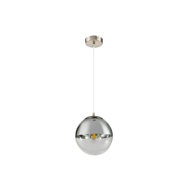 Globo Lighting Lampada A Sospensione In Metallo, Vetro, ø: 200Mm, H: 1200Mm, Escl. 1X E27 40W 230V-image