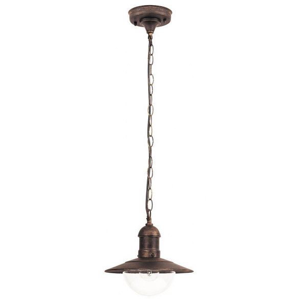 Lampada A Sospensione Mediterranea 1Xe27 Oslo Oro Antico 8737 Rabalux-image