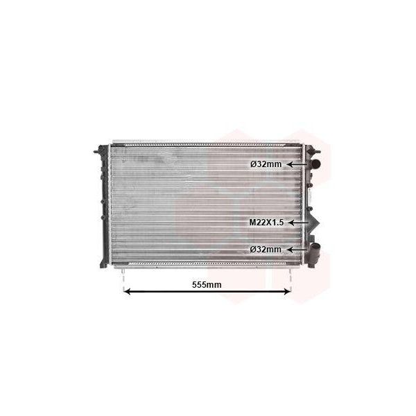 Van Wezel Radiatore Raffreddamento Motore 43002150 Per Renault Espace Ii (J/S63_)-image