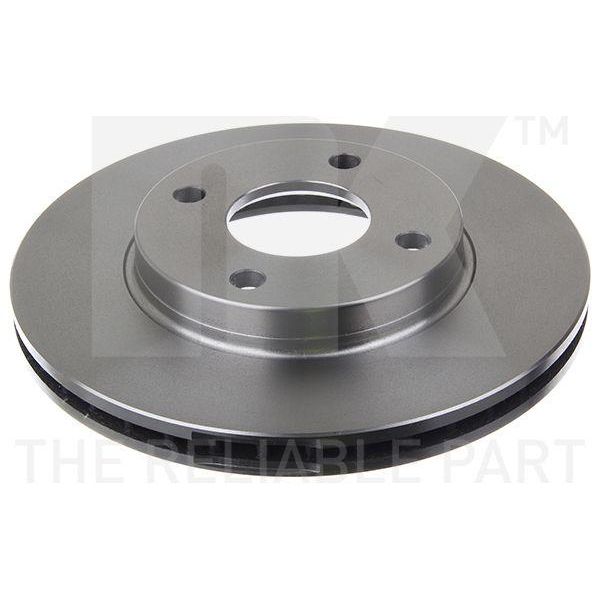 2 Dischi Freno Anteriori Nk Per Ford Courier Fiesta Focus Fusion Ka Puma Mazda 2-image