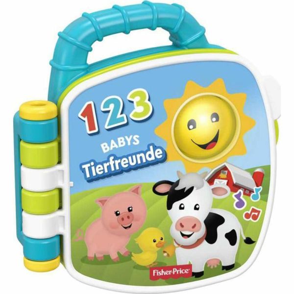 Libro Di Canzoni Degli Amici Animali Fisher-Price, Giocattolo Per Bambini Con Musica, Giocattolo Educativo-image
