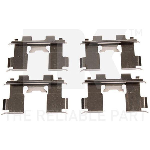 Kit Accessori Nk Pastiglie Freno A Disco Per Nissan Almera I Hatchback (N15)-image