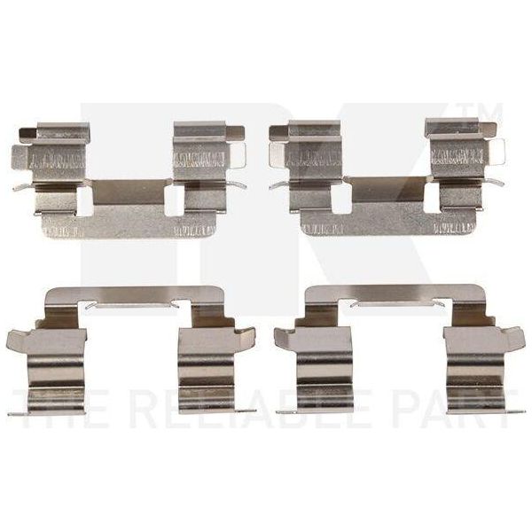Kit Accessori Nk Pastiglie Freno A Disco Per Toyota Corolla Liftback (_E11_)-image