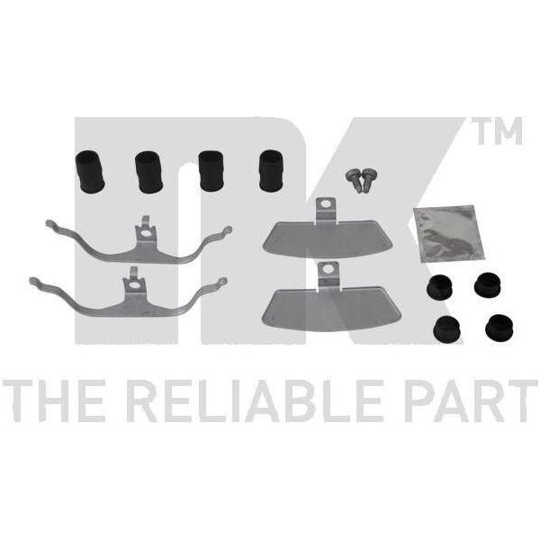 Kit Accessori Nk Pastiglie Freno A Disco Per Audi A6 Avant (4G5 4GD C7)-image