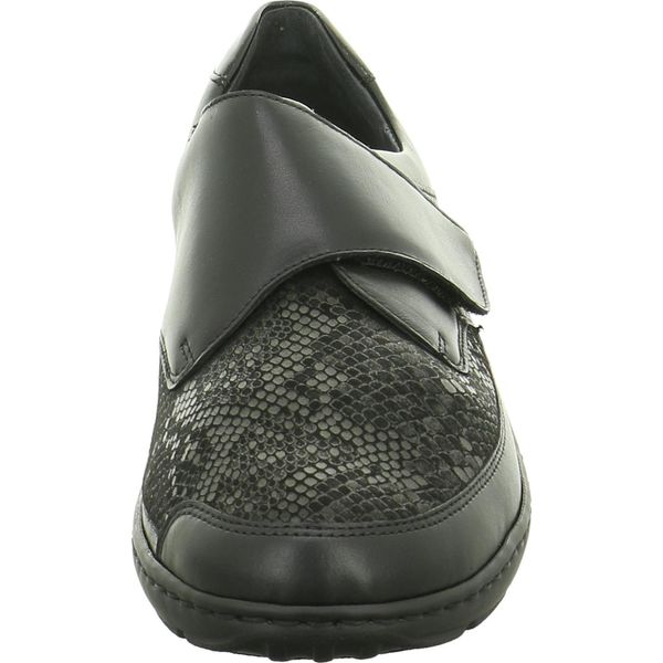 WaldläUfer Damen Slipper Henni 8438-3, 8438-3.5, 8438-4, 8438-4.5, 8438-5, 8438-5.5, 8438-6, 8438-6.5, 8438-7, 8438-7.5, 8438-8, 8438-8.5 WDL-496H31-352 Schwarz 6.5-image