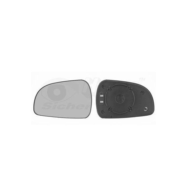 Van Wezel Specchio Retrovisore Esterno Sinistro Per Hyundai Matrix (Fc) Convesso Non Riscaldato 8245831-image