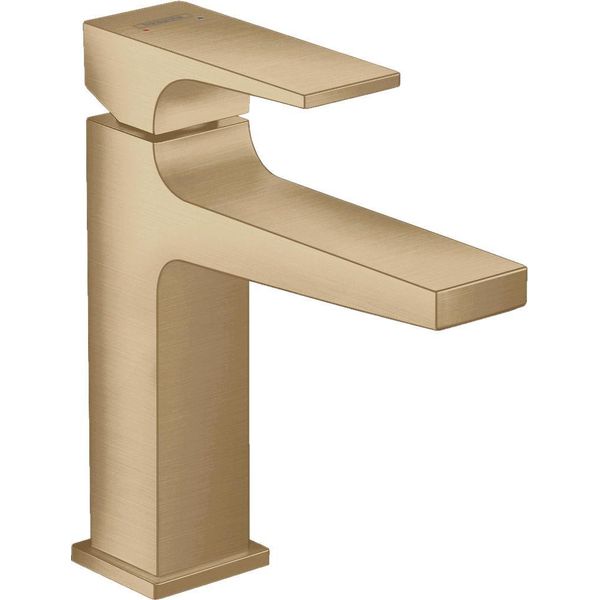 Hansgrohe Metropol Mitigeur Monocommande De Lavabo 110, Avec PoignéE, Vidage Par PousséE, Saillie 135Mm, 32507140, 32507140-image