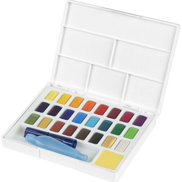 Faber-Castell 169724 Acquerello FABER-CASTELL In Barattolo, Confezione Da 24 Pezzi-image