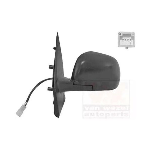 Van Wezel 1566817 Specchietto Esterno Sinistro Per Dacia Lodgy (Js) Convesso Riscaldato-image