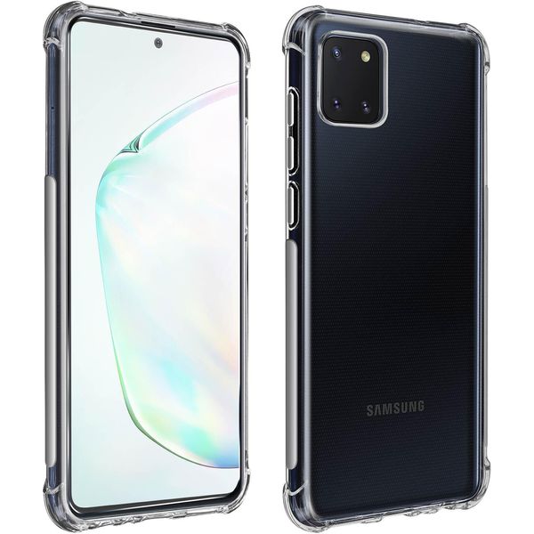 Avizar, Set Di Protezione Premium Galaxy Note 10 Lite Custodia Protettiva + Pellicola Protettiva, Trasparente-image