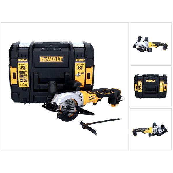Dewalt DCS571NT-XJ Portable Circular Saw 115 Mm 18V T-STAK Black Yellow-image