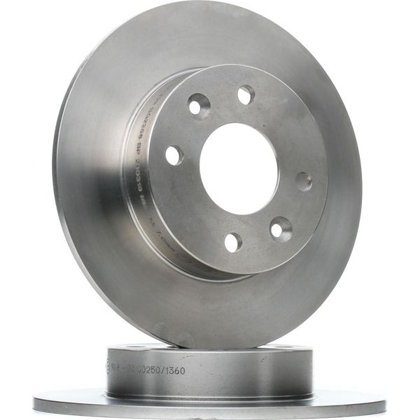 2X Disco Freno Delphi BG2258 Per Renault Twingo I (C06_) Twingo I Box (S06_)-image