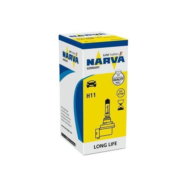 1X Narva H11 Lampadina Abbagliante 12V 55W PGJ19-2 Alogena 480783000-image