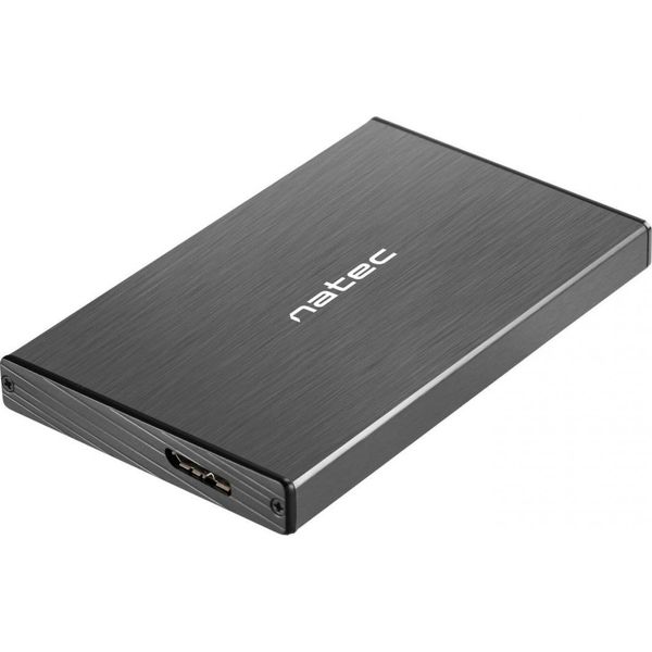 Natec Rhino Go Enclosure Usb 3.0 For 2.5'' Sata Hdd/Ssd. Black Aluminum-image