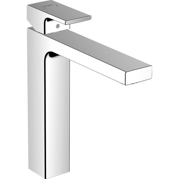 Hansgrohe Vernis Shape Mitigeur Monocommande Pour Lavabo 190 Avec Vidage à Tirette En MéTal, Chromé, 71590000, 71590000-image