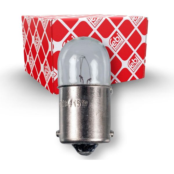 1X Febi Bilstein 173291 R5W Lampadina A Sfera Per Spazio/Luce Di Segnalazione 5W 24V Ba15S-image