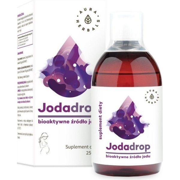 Integratori Alimentari Aura Herbals Jodadrop Bioaktyne ŹRóDłO Jodu (250 Ml) BI2584-image