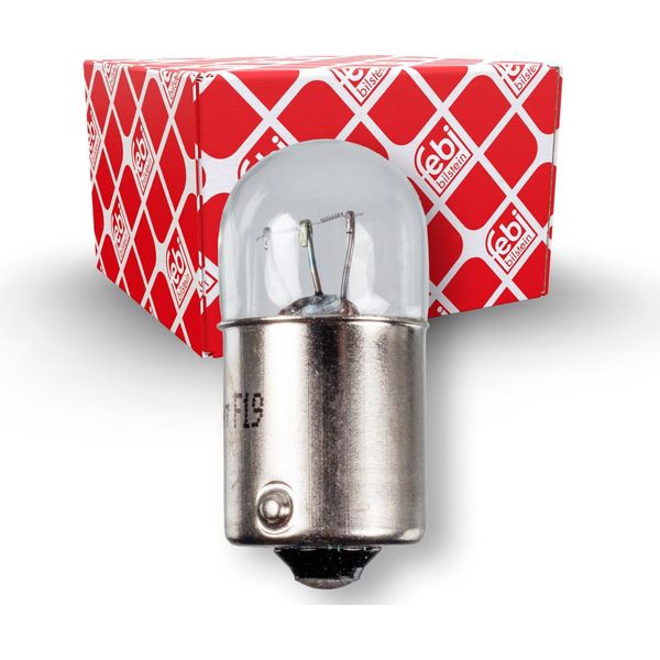 1X Febi Bilstein 173297 R5W Lampadina A Sfera Per Spazio/Luce Di Segnalazione 5W 24V Ba15S-image