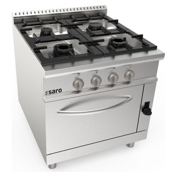 Cucina A Gas Saro + Forno A Gas 4 Fuochi Modello Lq / Cug4Ng-image