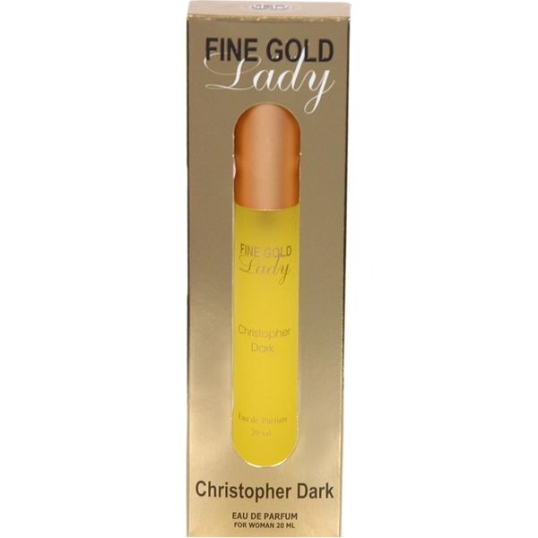 Christopher Dark Fine Gold Lady Eau De Parfum Natural Spray Per Donna 20Ml-image