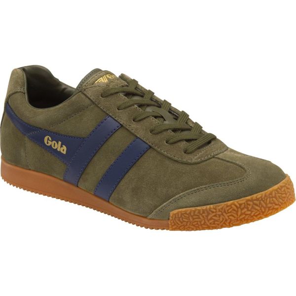 Gola Classics Harrier - Scarpe Da Ginnastica Classiche In Pelle Scamosciata Da Uomo Olive - 7 Regno Unito - 41 Eu - 8 Us-image