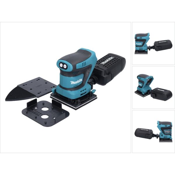 Levigatrice Orbitale A Batteria Makita Lxt 18 V - 14.000 Oscillazioni/Min - 112 X 102 Mm-image