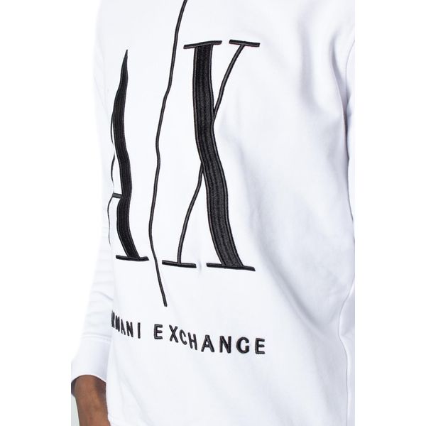 Armani Exchange Felpa Da Uomo In Cotone Bianco GR38695 - Taglia: L-image