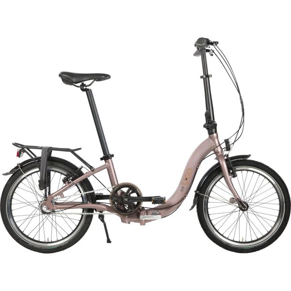 Ugo Bicicletta Pieghevole Now I3 Maroon Brown-image