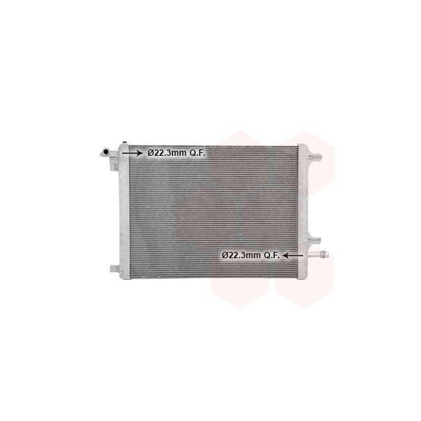 Van Wezel 02012706 Radiatore Acqua Radiatore Motore Per Land Rover Range Rover Evoque (L538) Discovery Sport (L550) Range Rover Evoque Convertible (L538)-image