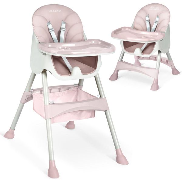 Ricokids Sedia Per Allattamento Con Tavolo Milo Rosa-image