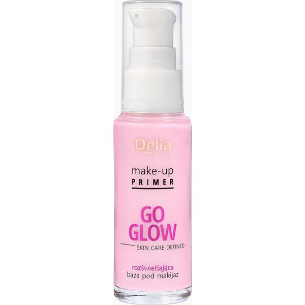 Delia Cosmetics Go Glow Primer Per Il Trucco Base Rosa Illuminante-image