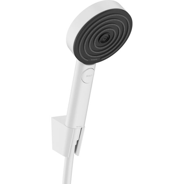 Hansgrohe Pulsify Select S Kit Support De Douche 105, 3Jet Relaxation, Y Compris Douchette à Main, Flexible De Douche 1600Mm, 24303700, 24303700-image