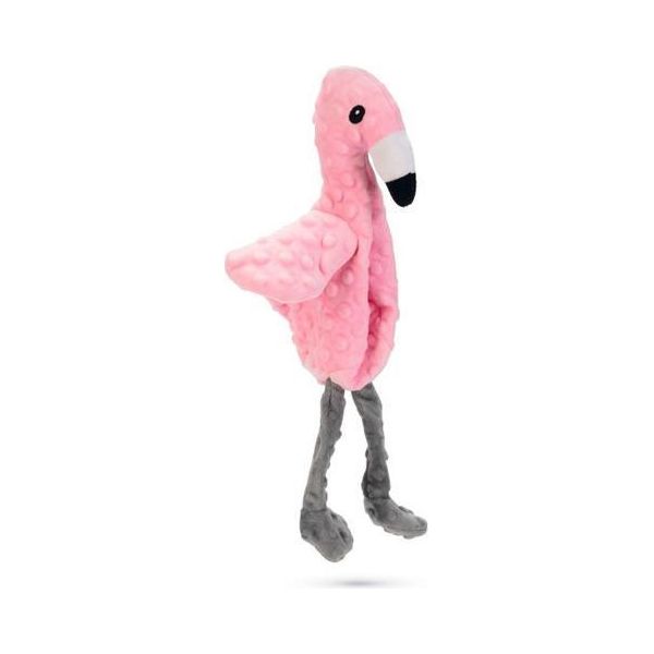 Beeztees Flamingo Quak - Giocattolo Per Cani - Peluche - Rosa - 40X20X6 Cm-image