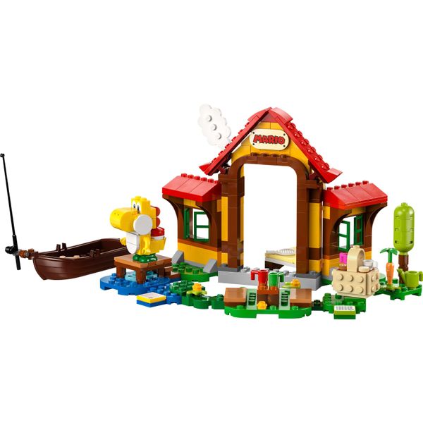 Lego 71422 Super Mario Picnic Da Mario - Set Di Espansione, Giocattolo Con Figura Yoshi Gialla Da Abbinare Al Set Iniziale, Regalo Per Bambini, Ragazzi E Ragazze Dai 6 Anni In Su-image