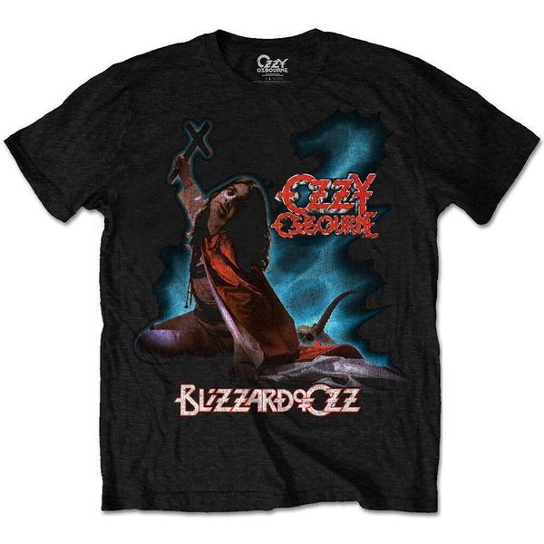 Ozzy Osbourne - Maglietta "Blizzard Of Ozz"" Per Uomo/Donna Unisex RO2581 (L) (Nero)"-image