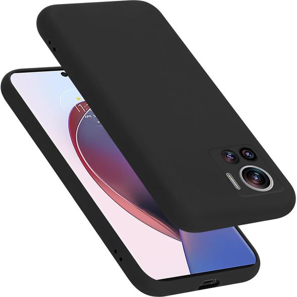 Cadorabo Custodia Protettiva Per Motorola Edge 30 Ultra / X30 Pro Custodia In Nero Per Cellulare Custodia Cover Tpu Etui-image