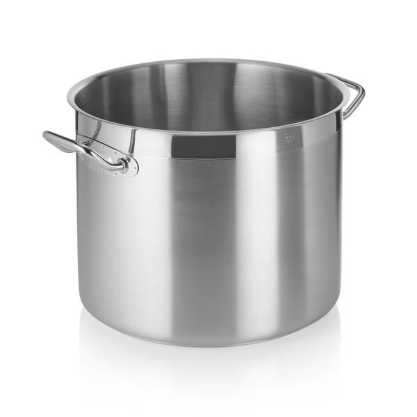 Pentola Professionale In Acciaio Inox Pentola Per Carne Con Coperchio 40,0 Litri ØXh: 40 X 33 Cm-image